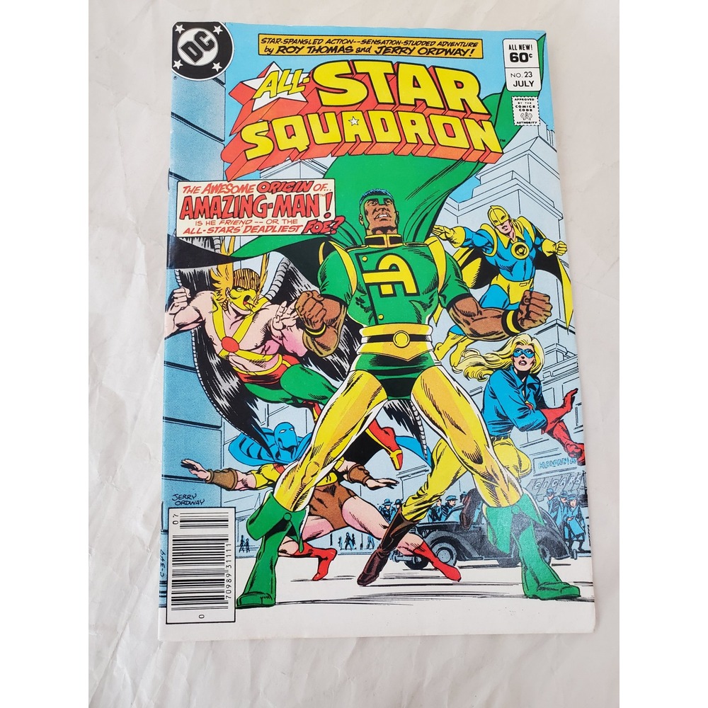 DC Comics‎ All-Star Squadron #23 July 1983 Origin of Amazing-Man Bronze Age